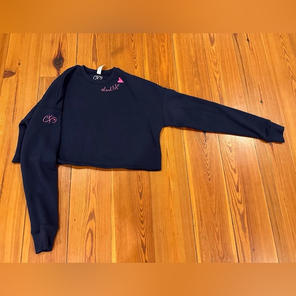 Island Life women’s cropped sweatshirt medium brand new! Beachwear - Picture 1 of 4